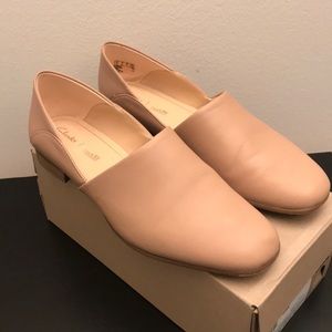 Clarks pure tone nude shoe | 9M